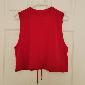 Lightweight Crop Top with Tie